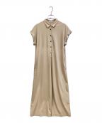 MACKINTOSH LONDONマッキントッシュ ロンドン）の古着「半袖ワンピース」｜ベージュ