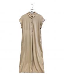 MACKINTOSH LONDON（マッキントッシュ ロンドン）の古着「半袖ワンピース」｜ベージュ