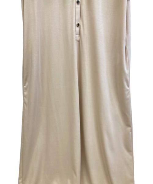 MACKINTOSH LONDON（マッキントッシュ ロンドン）MACKINTOSH LONDON (マッキントッシュ ロンドン) 半袖ワンピース ベージュ サイズ:40の古着・服飾アイテム
