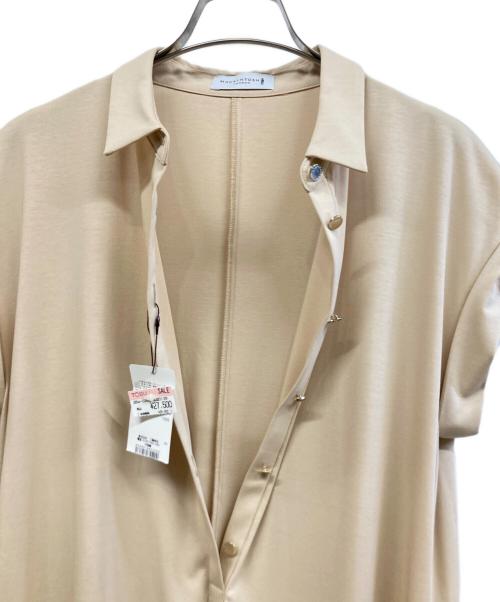 MACKINTOSH LONDON（マッキントッシュ ロンドン）MACKINTOSH LONDON (マッキントッシュ ロンドン) 半袖ワンピース ベージュ サイズ:40の古着・服飾アイテム