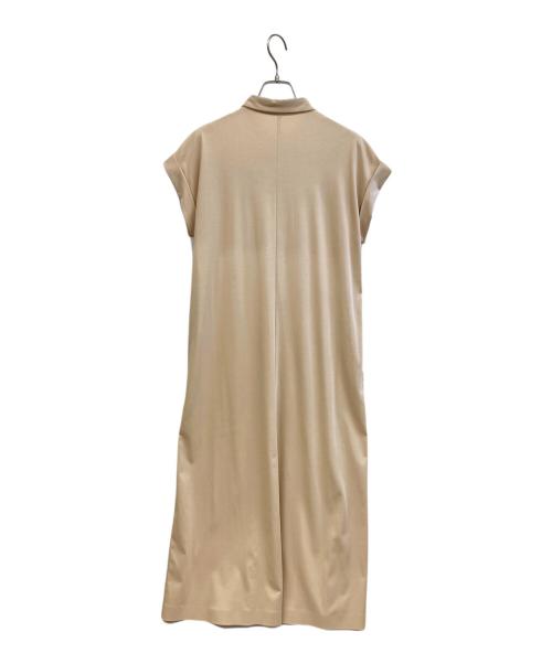 MACKINTOSH LONDON（マッキントッシュ ロンドン）MACKINTOSH LONDON (マッキントッシュ ロンドン) 半袖ワンピース ベージュ サイズ:40の古着・服飾アイテム