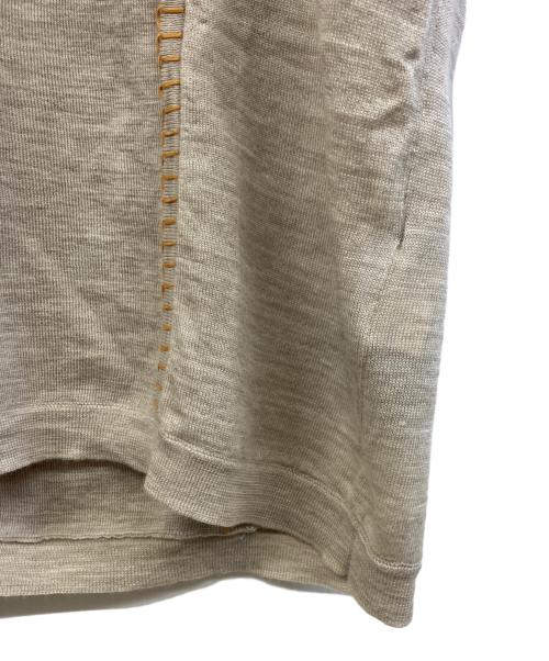 BURBERRY PRORSUM（バーバリープローサム）BURBERRY PRORSUM (バーバリープローサム) 薄手ニット ベージュ サイズ:Mの古着・服飾アイテム
