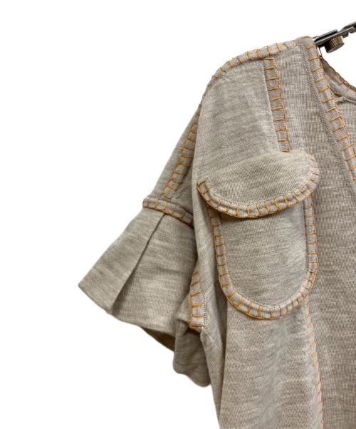 BURBERRY PRORSUM（バーバリープローサム）BURBERRY PRORSUM (バーバリープローサム) 薄手ニット ベージュ サイズ:Mの古着・服飾アイテム