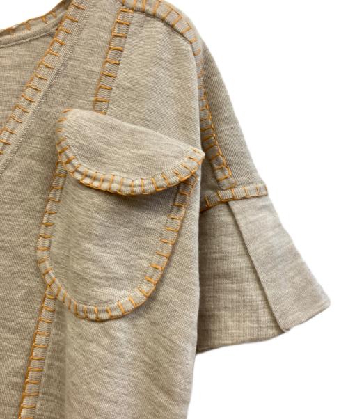 BURBERRY PRORSUM（バーバリープローサム）BURBERRY PRORSUM (バーバリープローサム) 薄手ニット ベージュ サイズ:Mの古着・服飾アイテム