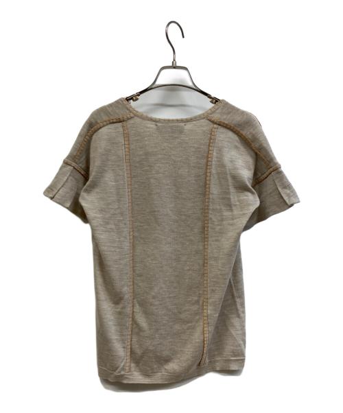 BURBERRY PRORSUM（バーバリープローサム）BURBERRY PRORSUM (バーバリープローサム) 薄手ニット ベージュ サイズ:Mの古着・服飾アイテム