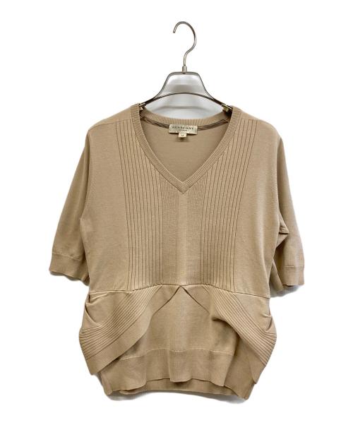BURBERRY LONDON（バーバリーロンドン）BURBERRY LONDON (バーバリーロンドン) 薄手ニット ベージュ サイズ:Mの古着・服飾アイテム