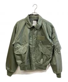 HOUSTON（ヒューストン）の古着「ミリタリージャケット TYPE CWU-36/P」｜オリーブ