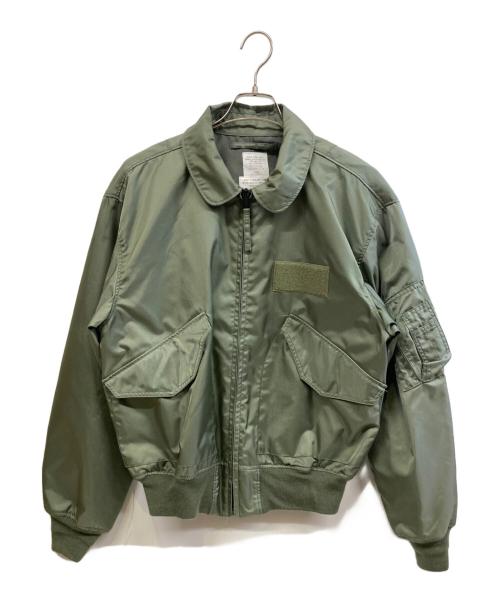 HOUSTON（ヒューストン）HOUSTON (ヒューストン) ミリタリージャケット TYPE CWU-36/P オリーブ サイズ:Lの古着・服飾アイテム