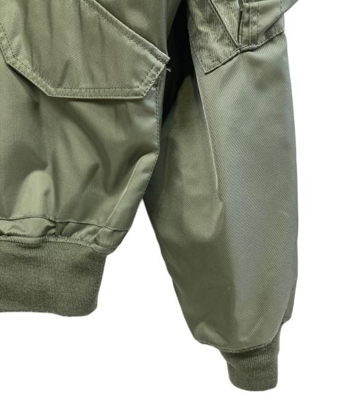 HOUSTON（ヒューストン）HOUSTON (ヒューストン) ミリタリージャケット TYPE CWU-36/P オリーブ サイズ:Lの古着・服飾アイテム