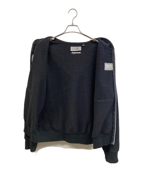 SUPREME（シュプリーム）SUPREME (シュプリーム) MM6 Maison Margiela (エムエムシックスメゾンマルジェラ) ジップパーカー ブラック サイズ:Sの古着・服飾アイテム