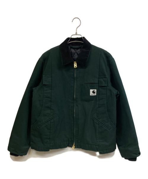 sacai（サカイ）sacai (サカイ) Carhartt WIP (カーハート ワーク イン プログレス) ダックジャケット グリーン サイズ:1の古着・服飾アイテム