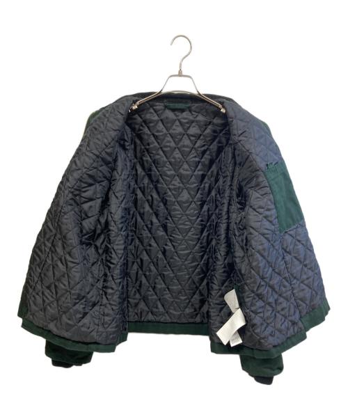sacai（サカイ）sacai (サカイ) Carhartt WIP (カーハート ワーク イン プログレス) ダックジャケット グリーン サイズ:1の古着・服飾アイテム