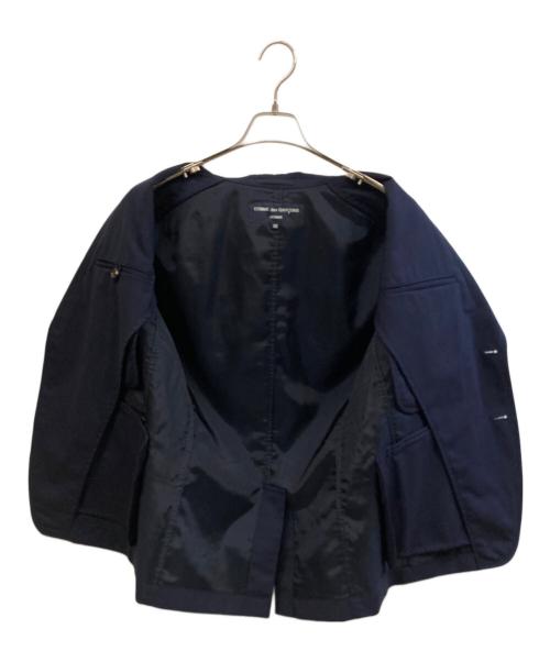 COMME des GARCONS HOMME（コムデギャルソン オム）COMME des GARCONS HOMME (コムデギャルソン オム) テーラードジャケット ネイビー サイズ:XSの古着・服飾アイテム