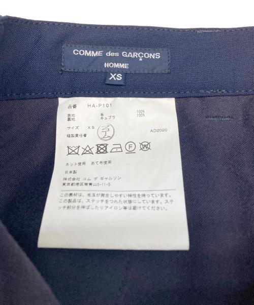 COMME des GARCONS HOMME（コムデギャルソン オム）COMME des GARCONS HOMME (コムデギャルソン オム) スラックス ネイビー サイズ:XSの古着・服飾アイテム