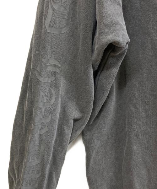 Ed Hardy（エド ハーディー）Ed Hardy (エド ハーディー) ジップパーカー グレー サイズ:Lの古着・服飾アイテム
