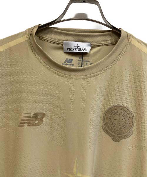 NEW BALANCE（ニューバランス）NEW BALANCE (ニューバランス) STONE ISLAND (ストーンアイランド) セットアップ ベージュ サイズ:2XLの古着・服飾アイテム