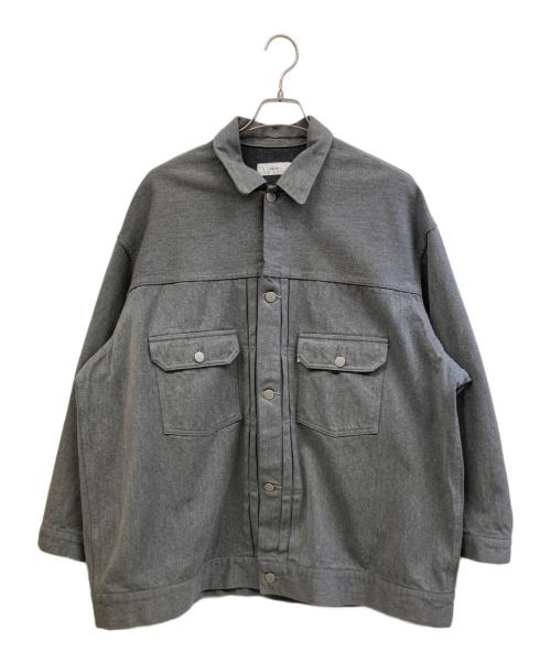 Graphpaper（グラフペーパー）Graphpaper (グラフペーパー) デニムジャケット グレー サイズ:2の古着・服飾アイテム