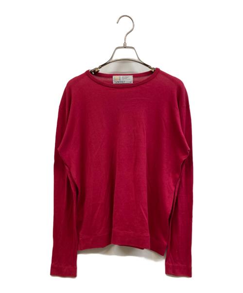 JOHN SMEDLEY（ジョンスメドレー）JOHN SMEDLEY (ジョンスメドレー) 薄手ニット レッド サイズ:Lの古着・服飾アイテム