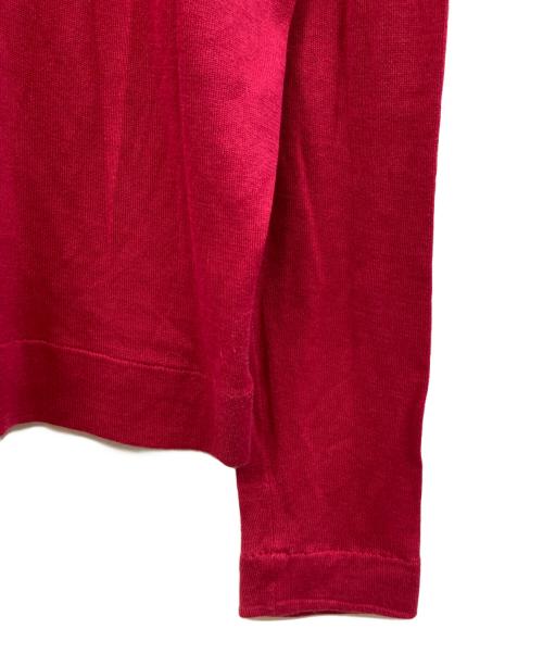 JOHN SMEDLEY（ジョンスメドレー）JOHN SMEDLEY (ジョンスメドレー) 薄手ニット レッド サイズ:Lの古着・服飾アイテム