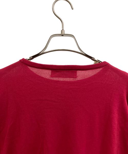 JOHN SMEDLEY（ジョンスメドレー）JOHN SMEDLEY (ジョンスメドレー) 薄手ニット レッド サイズ:Lの古着・服飾アイテム
