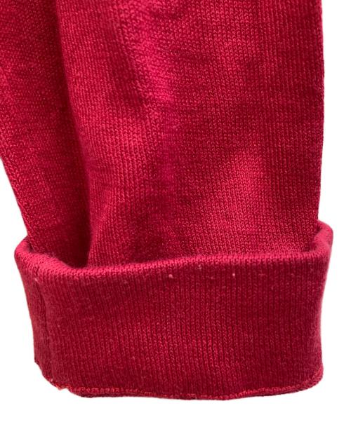 JOHN SMEDLEY（ジョンスメドレー）JOHN SMEDLEY (ジョンスメドレー) 薄手ニット レッド サイズ:Lの古着・服飾アイテム