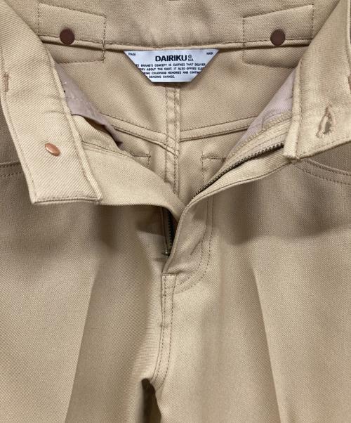 DAIRIKU（ダイリク）DAIRIKU (ダイリク) ストレートパンツ ベージュ サイズ:Sの古着・服飾アイテム
