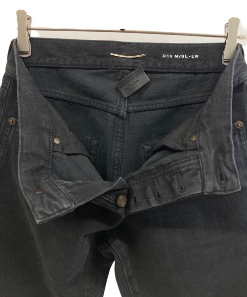 Saint Laurent Paris（サンローランパリ）Saint Laurent Paris (サンローランパリ) デニムパンツ ブラック サイズ:27の古着・服飾アイテム