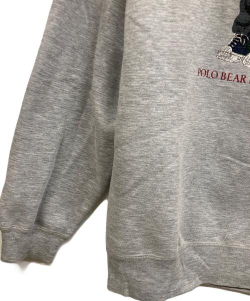 POLO RALPH LAUREN（ポロ・ラルフローレン）POLO RALPH LAUREN (ポロ・ラルフローレン) パーカー POLO BEAR ライトグレー サイズ:Sの古着・服飾アイテム