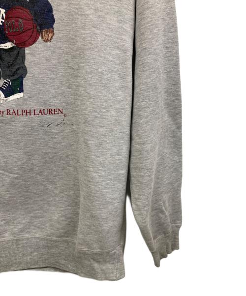 POLO RALPH LAUREN（ポロ・ラルフローレン）POLO RALPH LAUREN (ポロ・ラルフローレン) パーカー POLO BEAR ライトグレー サイズ:Sの古着・服飾アイテム