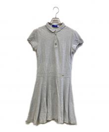 BLUE LABEL CRESTBRIDGE（ブルーレーベルクレストブリッジ）の古着「半袖ワンピース」｜グレー