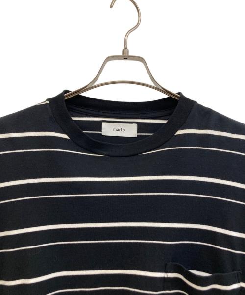 MARKA（マーカ）MARKA (マーカ) 長袖カットソー ブラック×ホワイト サイズ:1の古着・服飾アイテム