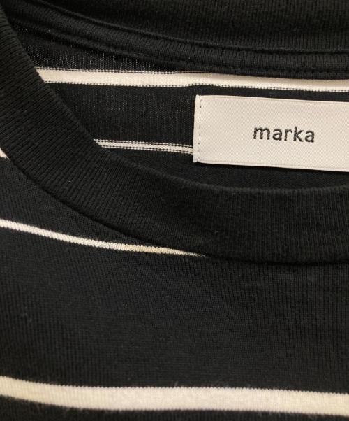 MARKA（マーカ）MARKA (マーカ) 長袖カットソー ブラック×ホワイト サイズ:1の古着・服飾アイテム
