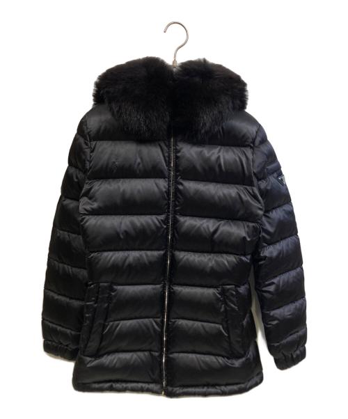 PRADA（プラダ）PRADA (プラダ) ダウンジャケット ブラック サイズ:40の古着・服飾アイテム