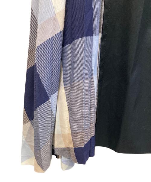 BURBERRY BLUE LABEL（バーバリー ブルー レーベル）BURBERRY BLUE LABEL (バーバリー ブルー レーベル) プリーツスカート ブラック サイズ:38の古着・服飾アイテム