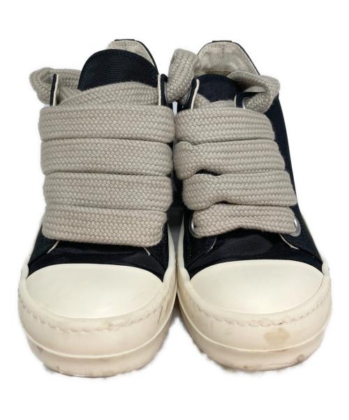 RICK OWENS（リックオウエンス）RICK OWENS (リックオウエンス) JUMBOLACE LOW SNEAKS ホワイト×ブラック サイズ:37の古着・服飾アイテム
