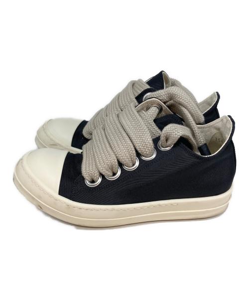 RICK OWENS（リックオウエンス）RICK OWENS (リックオウエンス) JUMBOLACE LOW SNEAKS ホワイト×ブラック サイズ:37の古着・服飾アイテム