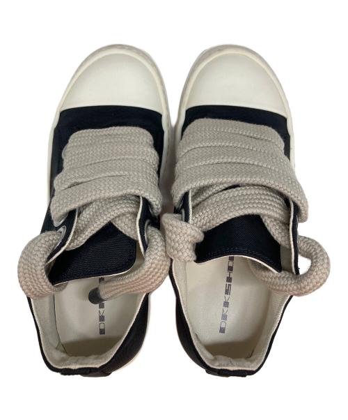 RICK OWENS（リックオウエンス）RICK OWENS (リックオウエンス) JUMBOLACE LOW SNEAKS ホワイト×ブラック サイズ:37の古着・服飾アイテム