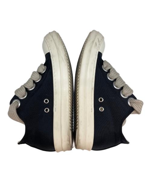 RICK OWENS（リックオウエンス）RICK OWENS (リックオウエンス) JUMBOLACE LOW SNEAKS ホワイト×ブラック サイズ:37の古着・服飾アイテム
