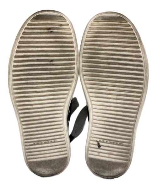 RICK OWENS（リックオウエンス）RICK OWENS (リックオウエンス) JUMBOLACE LOW SNEAKS ホワイト×ブラック サイズ:37の古着・服飾アイテム