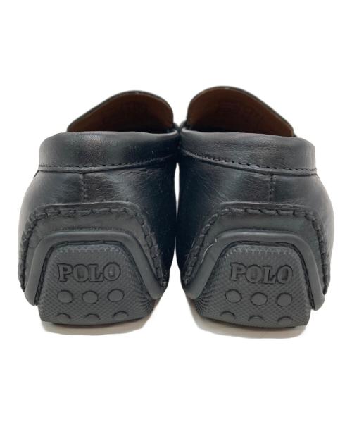 POLO RALPH LAUREN（ポロ・ラルフローレン）POLO RALPH LAUREN (ポロ・ラルフローレン) ドライビングシューズ ブラック サイズ: 26cmの古着・服飾アイテム