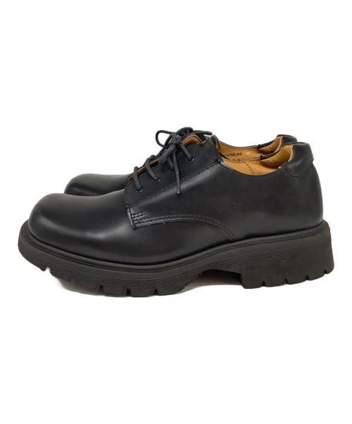 Dr.Martens（ドクターマーチン）Dr.Martens (ドクターマーチン) スクエアトゥレザーシューズ ブラック サイズ:27cmの古着・服飾アイテム