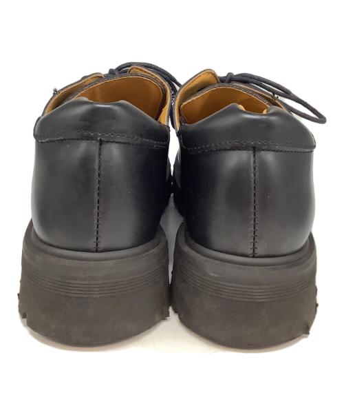 Dr.Martens（ドクターマーチン）Dr.Martens (ドクターマーチン) スクエアトゥレザーシューズ ブラック サイズ:27cmの古着・服飾アイテム