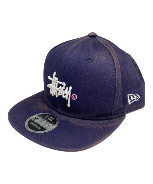 New Era（ニューエラ）New Era (ニューエラ) stussy (ステューシー) キャップ ネイビーの古着・服飾アイテム