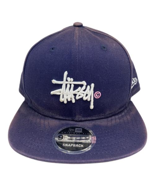 New Era（ニューエラ）New Era (ニューエラ) stussy (ステューシー) キャップ ネイビーの古着・服飾アイテム