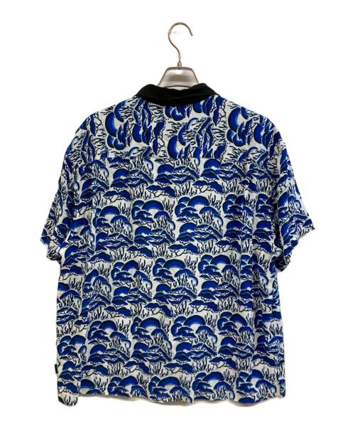 stussy（ステューシー）stussy (ステューシー) 半袖シャツ ブルー サイズ:XLの古着・服飾アイテム