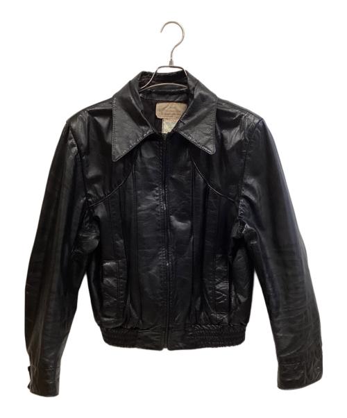 Sears（シアーズ）Sears (シアーズ) レザージャケット ブラック サイズ:44の古着・服飾アイテム