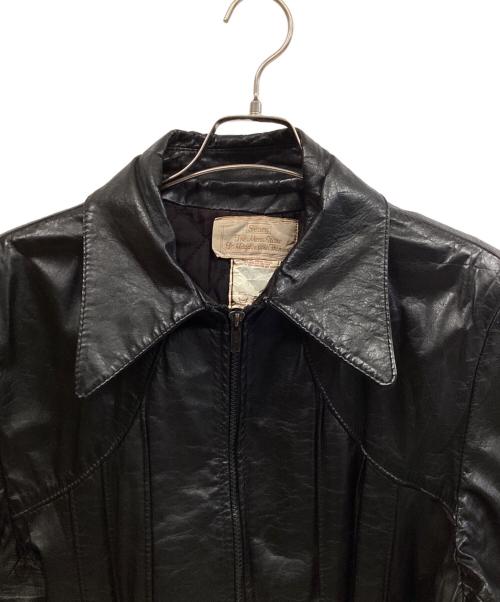 Sears（シアーズ）Sears (シアーズ) レザージャケット ブラック サイズ:44の古着・服飾アイテム
