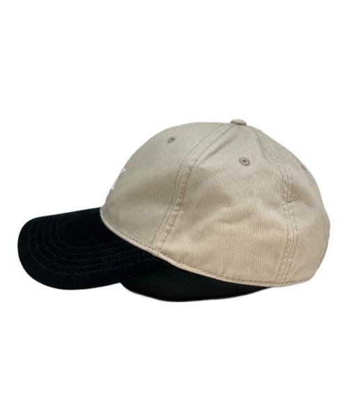 Two-Tone Suede Brim Aaron Classic Cap（トゥー・トーン・スエード・ブリム・アーロン・クラシック・キャップ）Two-Tone Suede Brim Aaron Classic Cap (トゥー・トーン・スエード・ブリム・アーロン・クラシック・キャップ) キャップ ブラック×ベージュ サイズ:freeの古着・服飾アイテム