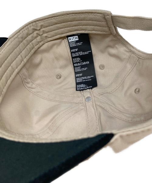 Two-Tone Suede Brim Aaron Classic Cap（トゥー・トーン・スエード・ブリム・アーロン・クラシック・キャップ）Two-Tone Suede Brim Aaron Classic Cap (トゥー・トーン・スエード・ブリム・アーロン・クラシック・キャップ) キャップ ブラック×ベージュ サイズ:freeの古着・服飾アイテム