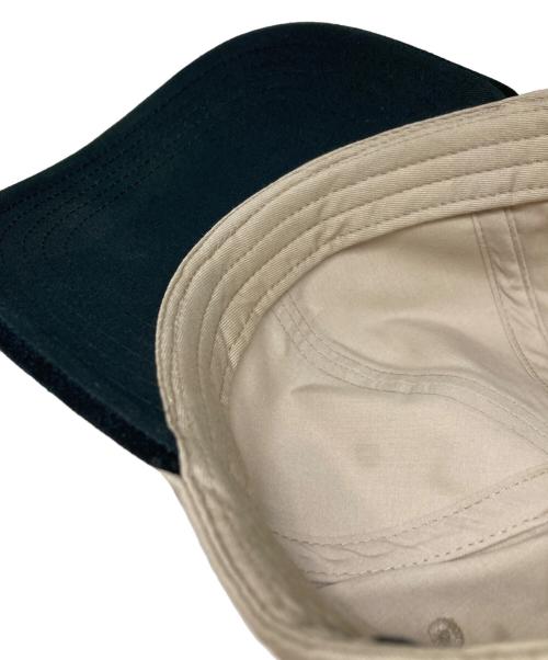 Two-Tone Suede Brim Aaron Classic Cap（トゥー・トーン・スエード・ブリム・アーロン・クラシック・キャップ）Two-Tone Suede Brim Aaron Classic Cap (トゥー・トーン・スエード・ブリム・アーロン・クラシック・キャップ) キャップ ブラック×ベージュ サイズ:freeの古着・服飾アイテム